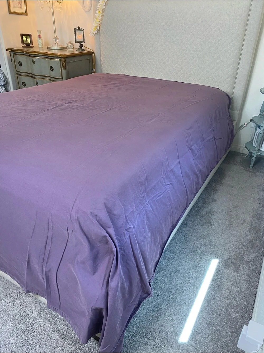 Wamsutta Plum Solid Sheet - Deep Plum